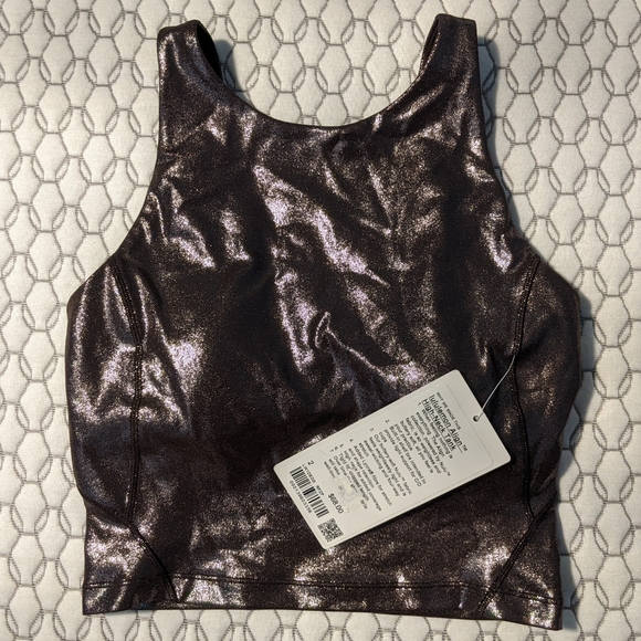 Lululemon Align High-Neck Tank Top *Shine Radiate Foil Print French BNWT - Picture 2 of 8